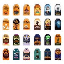 ゴースト フェスティバルをテーマにした装飾スカル ブックマーク タグ ハロウィン ホラー シリーズ ギフト タグ