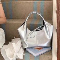 韓国スタイルのニッチデザイントートバッグイン大容量レディースバッグトレンディなシルバーショルダー脇バッグ