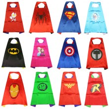 子供用パフォーマンス衣装と小道具 マーベルアニメヒーローのマント スパイダーマン バットマン キャプテンアメリカ スーパーマンのマント
