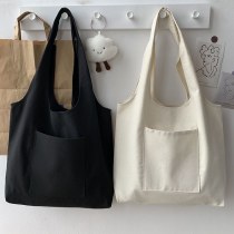 女性のためのバッグ 2024 新しい ins キャンバスバッグ 女子 学生のための韓国語版大容量ショルダーバッグ多用途スクールバッグハンドバッグ