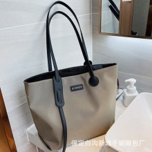 防水ナイロン布トートバッグ女性のためのカジュアルな女性のバッグ夏の 2024 新しい大容量ポータブルショルダーバッグ