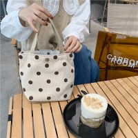 コーデュロイレトロハンドバッグ文学学生ママランチバッグ通勤ハンドランチボックスバッグ女性のための