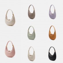 ミディアムクレセントバッグレディースバッグニッチデザインクレセントバッグ脇の下バッグシングルショルダークロスボディバッグ