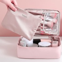 化粧品バッグ、大容量、高価値化粧品収納、多機能ポータブル化粧品および洗面用品収納卸売