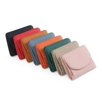 本革財布女性のための RFID 盗難防止ブラシ安全財布ファッションバッグカバーバックル変更小銭入れ財布