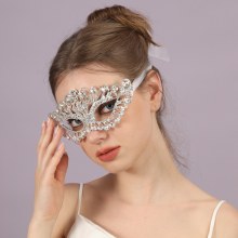 ヨーロッパとアメリカのウェディングダンスマスク帽子帽子の花嫁パーティーRhinetical SU Wedding Personality Maskステージジュエリー