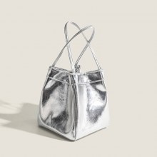 女性用バッグ新しいトレンディなファッション多目的カジュアル韓国スタイルの小さな正方形のバッグバケットバッグニッチシンプルな脇の下のハンドバッグ
