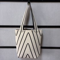 ニット レディースバッグ、クロスボディバッグ、波模様ショルダーバッグ、多用途でファッショナブルな織りクロスボディバッグ、バケットバッグ