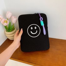 かわいい笑顔のタブレットバッグ ipad 収納バッグ Apple pro 11 インチポータブルインナーバッグに適しています
