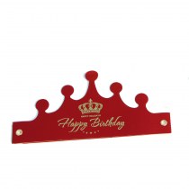 新しい折りたたみ子供大人の王冠の誕生日 帽子 インターネット有名人の子供の最初の誕生日の装飾誕生日 帽子 卸売