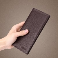 財布メンズロング本革新一層牛革ジッパー財布多機能薄型財布カードバッグ卸売