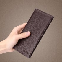 財布 メンズロング本革新一層牛革ジッパー 財布 多機能薄型 財布 カードバッグ卸売