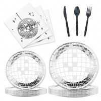 ディスコパーティー食器使い捨てセットディナープレート紙コップディスコパーティーパーティー装飾雰囲気装飾