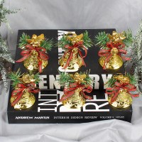 クリスマスベルペンダントクリスマスゴールデンベルクリスマスツリーペンダント装飾ホリデーデコレーション用品