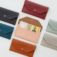 韓国風 PU レザー財布 インスタイル ロング シンプル 小さい財布 無地 定期カード入れ 小銭入れ 名刺入れ