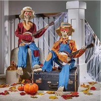 ハロウィーンアニメーションBanzhuo Skeleton Skeleton Human Skeleton Court Party Party Decoration Swing