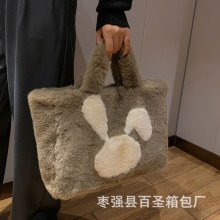 2024 新しい秋と冬の漫画ショルダーバッグ和風ポータブルぬいぐるみバッグトートバッグ大容量ぬいぐるみバッグ女性のための