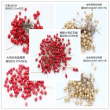 ボールベリーシミュレーションフォームフルーツチェリーレッドフルーツ牡丹クリスマスデコレーションケーキギフトボックス写真小道具