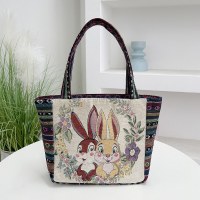 新作 ハンドバッグ ママハンドバッグ レトロ 金糸刺繍 大容量 エスニック風 通勤バッグ