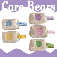 柔らかくてかわいいクマのぬいぐるみ 刺繍入りコスメティックバッグ レディース ケアベア 小銭入れ リストバッグ