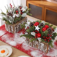 クリスマス装飾新しいクリエイティブクリスマス小さなクリスマスツリー盆栽装飾