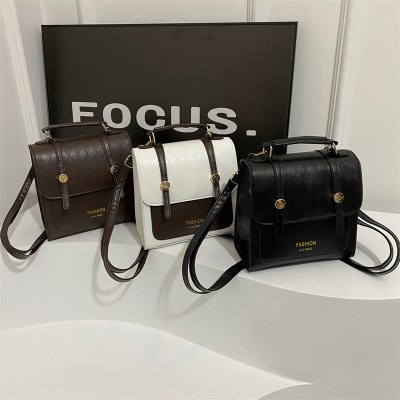 ニッチな デザイン のバッグ、新しいファッションバックパック、女性用ポータブル韓国スクールバッグ、レトロなお出かけ旅行バックパック
