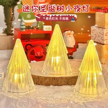クリスマスミニクリスマスツリーナイトライトクリエイティブ寝室のベッドサイドランプ雰囲気装飾用品デスクトップ装飾品