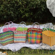 手織りバッグ大容量 DIY 野菜バスケットビーチバッグお土産ハンドバッグホリデーギフトバッグバッグ女性のための