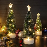 クリスマス ホームデコレーション 雰囲気オーナメント ミニ ライトアップ クリスマスツリー