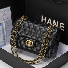 新しいダブルサークルCFひし形チェーンバッグ、ショルダークロスボディバッグ、脇の下バッグ、ファッショナブルな小さな正方形バッグ、トレンディなレディースバッグ、通勤バッグ