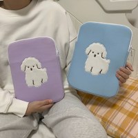 インナーバッグ漫画の子犬 11 ハンドバッグ女性のための IPAD 収納袋 13 インチ 15 インチタブレットバッグ