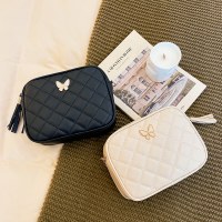 ダイヤモンドチェーンカメラバッグおしゃれな小さなバッグ卸売ゆったりシンプルな刺繍携帯電話バッグ