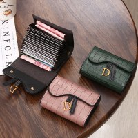 女性用カードホルダー、絶妙、ハイエンド、コンパクト、ホットモデル、複数のカードスロット、薄型、ネットセレブ、ニッチデザイン、高級感