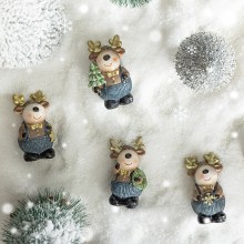 クリスマス装飾オーナメント樹脂リトルヘラジカホームポーチお祭り雰囲気レイアウトオフィスデスクトップ装飾