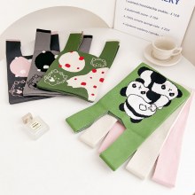 パンダ ニットバッグ ニットバッグ 親子ハンドバッグ 女の子 ニットハンドバッグ