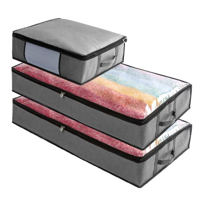 厚手の不織布キルト収納袋衣類梱包袋防湿衣類整理袋収納ボックス収納ボックス大