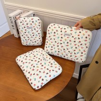 韓国のかわいいクマ柄 ipad タブレットバッグプラスベルベットライナーバッグ新しい 13 インチ 15 インチのラップトップバッグ