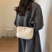 日本製キャンバス小さなショルダーバッグ携帯電話バッグ2024新しいシンプルな無地カジュアルショルダークロスボディバッグ小さな布バッグ
