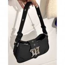 中古脇の下バッグ女性のための秋と冬 2024 新しいトレンディなレトロつや消しポータブルバゲットバッグ多用途クロスボディバッグ