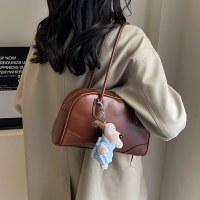 レトロバッグ女性の新しいトレンディな韓国のポータブルボウリングバッグ多用途クロスボディバッグ
