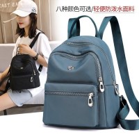 ナイロンバッグレディースカジュアルバックパック学生バッグ大容量軽量旅行バックパックトラベルバッグ
