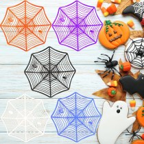 ハロウィン パーティー デコレーション アレンジメント スパイダー 小道具 ハロウィン クモ の巣の形 キャンディー バスケット コウモリ クモ