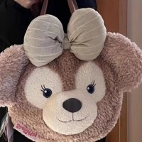ダフィーベアビッグフェイスバッグ多用途漫画クマ人形バックパックかわいいぬいぐるみクロスボディバッグ女性用