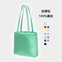 シルクバッグニッチハイエンドポータブル小さな布バッグハンドバッグ女性のクラッチバッグ女性の多用途携帯電話ハンドバッグハンドツイストバッグ