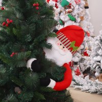 新しいサンタクロース人形ツリートップスター雪だるまクリスマスツリーオーナメントホリデーデコレーション雰囲気アレンジ用品