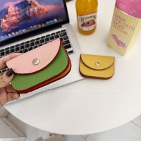 高見えするカードホルダー、小さな新鮮な小銭入れ、コインバッグ、短い小さな財布