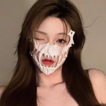 ハロウィーン2次元ハーフフェイスマスク、ラプトタイガーヤシャテローンレンウルフプラットフォームパフォーマンス提案