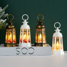 クリスマスデコレーションチルドレンズギフトレトロハンドリフティングナイトランプパーティーの装飾小道具クリエイティブハンギングデコレーション