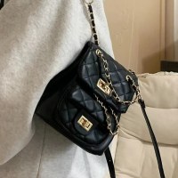 女性のための小さなバックパック 2024 韓国語版新しいミニ小さな香りのよいスタイル菱形チェーンバッグレトロカジュアル多用途バックパックトレンド