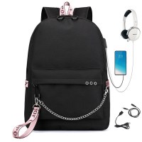 コンピュータバッグ新大容量カジュアルオックスフォード布バックパックスクールバッグカレッジスタイル中学生トラベルバッグ